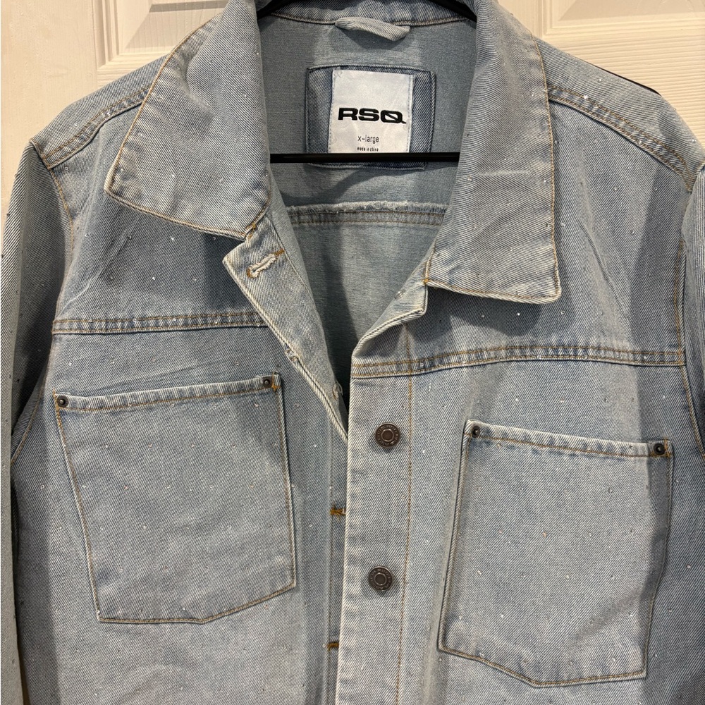 RSQ Light Blue Denim Jacket X-Large
